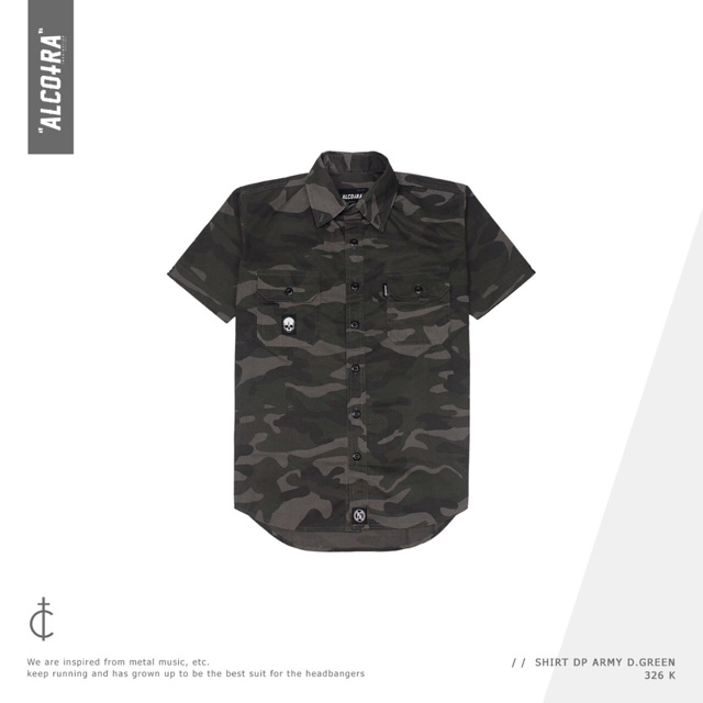 SHIRT DP ARMY D.GREEN