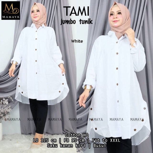  tunik  jumbo  tunik  super jumbo  baju  putih jumbo  baju  