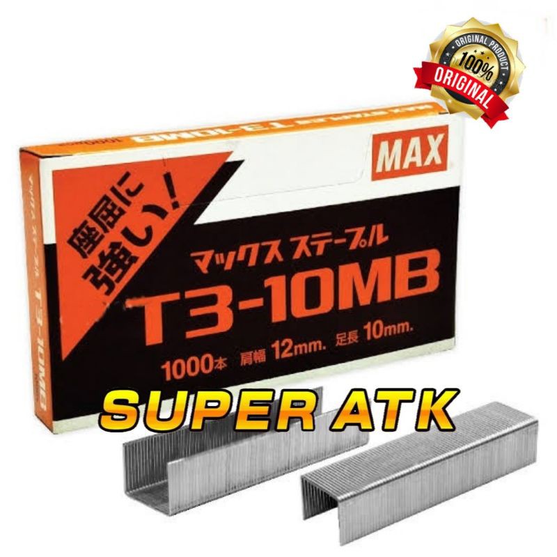 

Refill Staples Tembak / isi gun tacker Max no 10