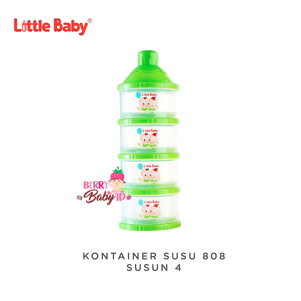 Little Baby Milk Dispenser Kontainer Wadah Susu Susun 4 #808S4 Berry Mart