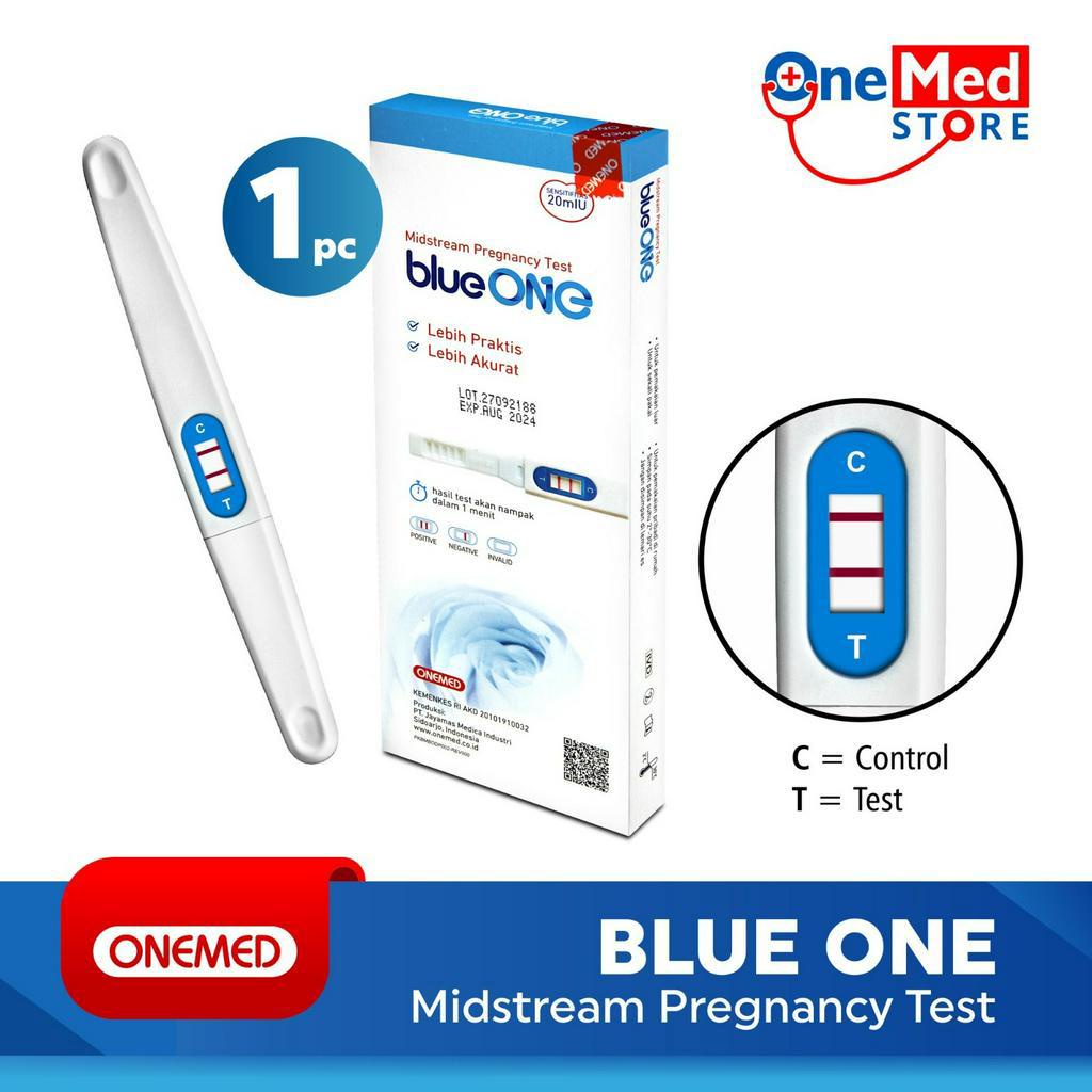 Tes Hamil Blue One Midstream Onemed 1 Pcs OJ2