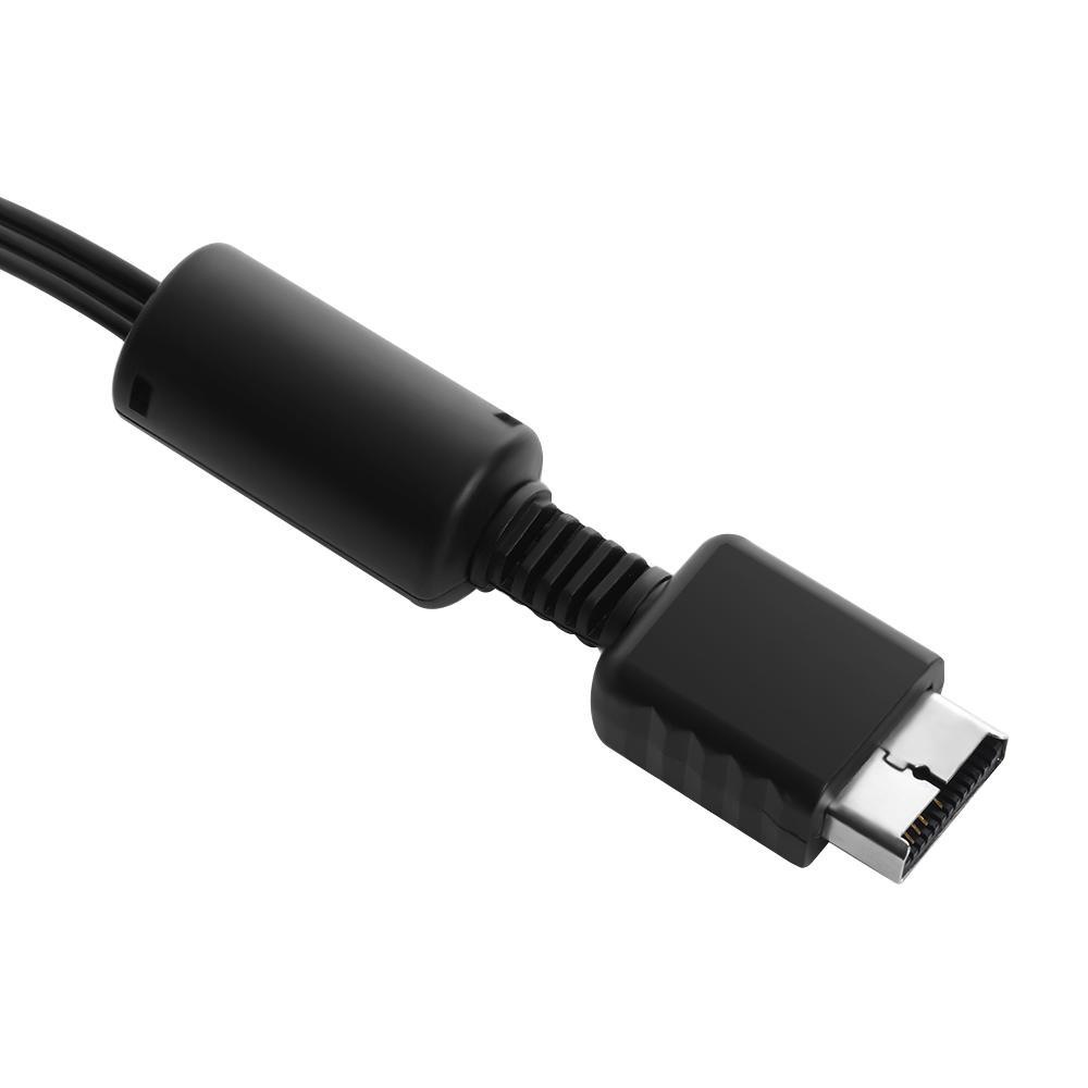 Top Video/Audio Cable TV Adaptor Kabel AV Hitam