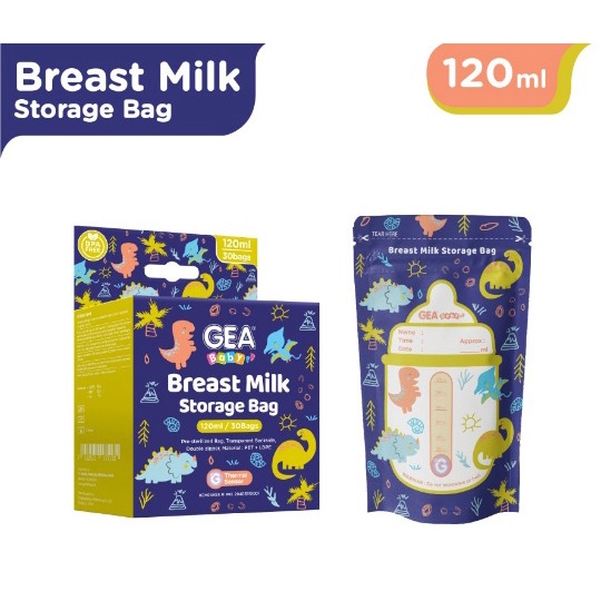 GEABABY Breast Milk Storage Bag 120ml Pattern Edition (Kantong Asi)