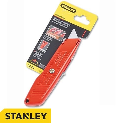 Stanley 10-189C 6&quot; INTERLOCK SAFETY UTILITY KNIFE CUTTER PISAU CUTER