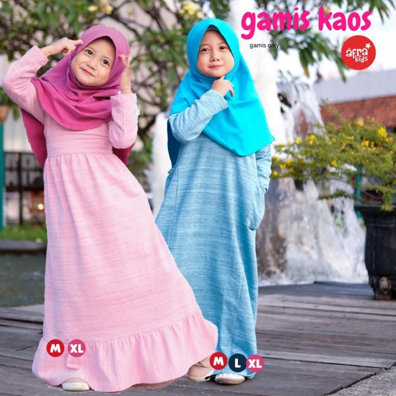 Gamis Anak Afrakids murah GA004 GA005