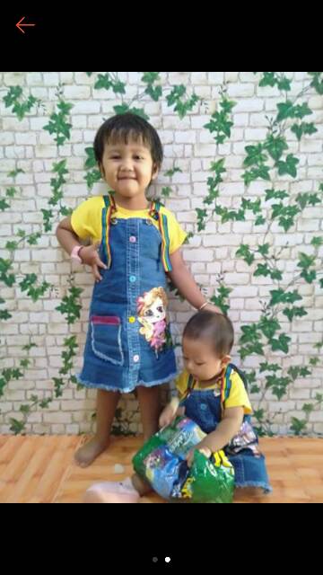 OVERALL JINS RAWIS LOL LED , SIZE 1-10 th