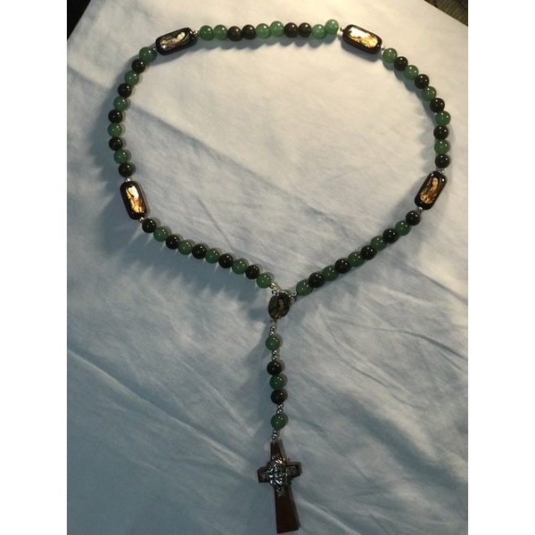 Rosario Handmade Batu Giok Diameter 8 mm