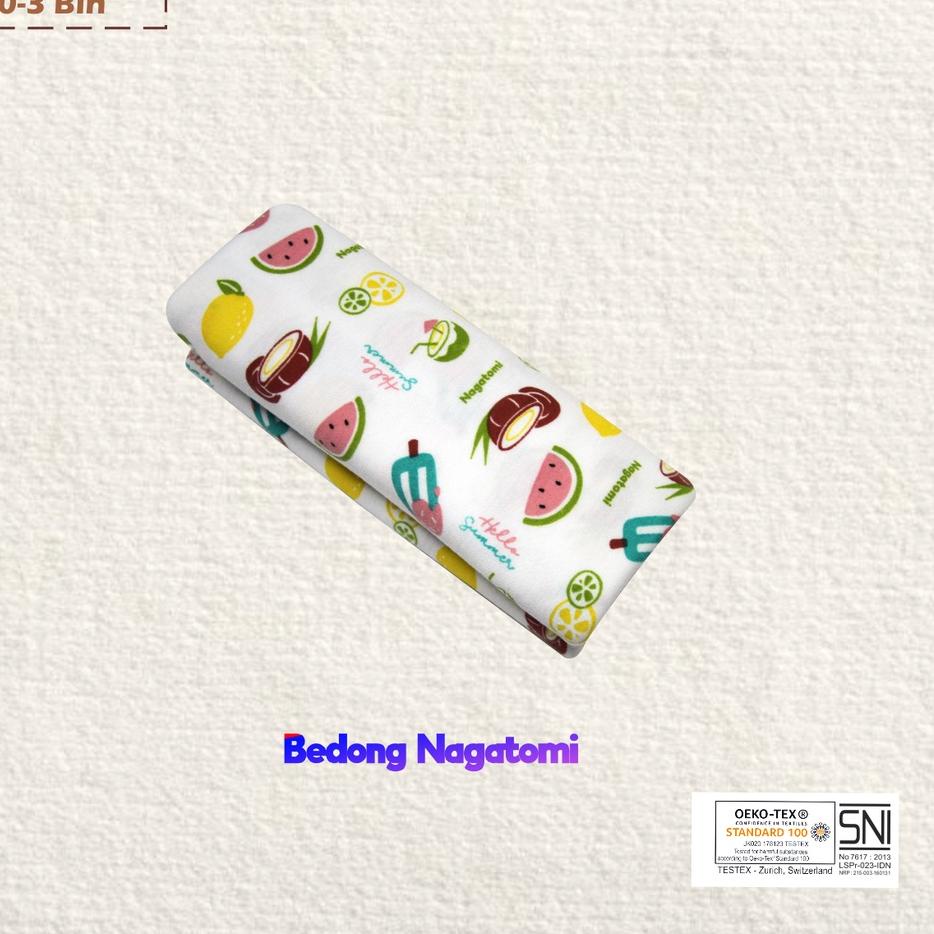 Super Luar Biasa NAGATOMI - Bedong Bayi Motif Ukuran 110 X 90 CM Hello Summer