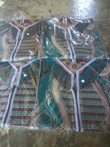 Tunik Batik Traditional Butik Zipper Depan -atasan Batik - Batik Modern