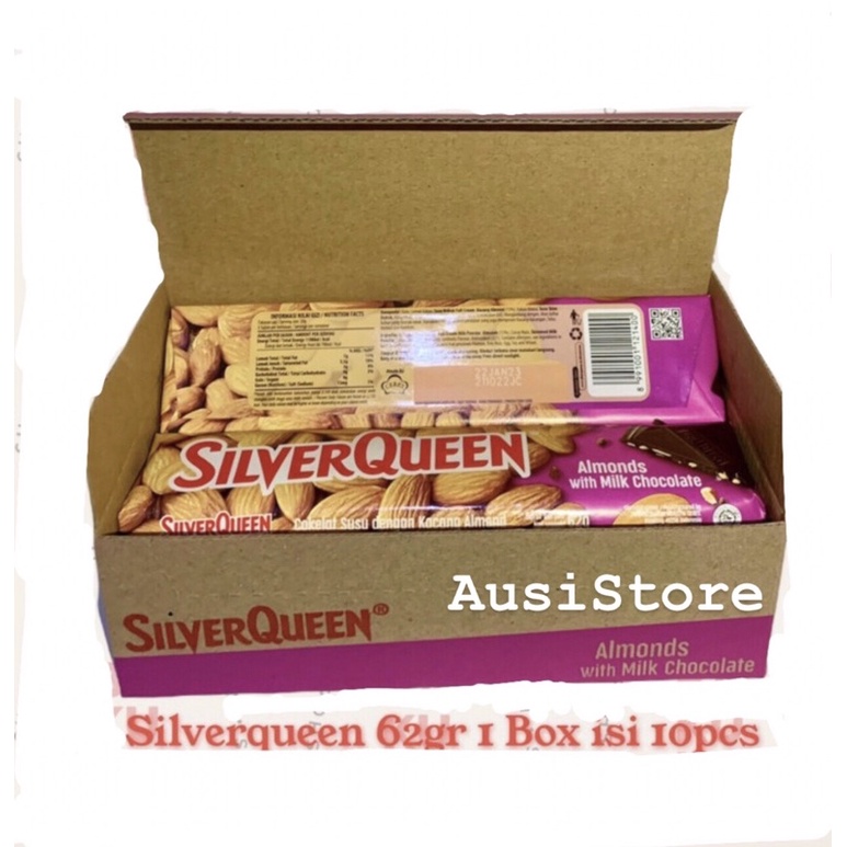 

SilverQueen / Coklat silverQueen / Cokelat SilverQueen / Silver Queen / Silperquin / Silverquin / SilverQuin / Silver Quin / Silver Queen Mede / silverQueen mede / Slverque / silverqueen cashew / milk chocolate / Cocolate / SILVERQUEEN / Almond