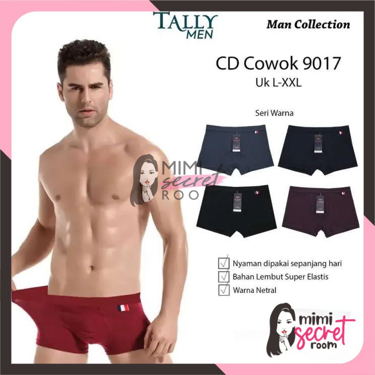 ❤ MIMI ❤ CD BOXER PRIA TALLY  9008 9017 SIZE M - XXL Harga Per 1 Pc