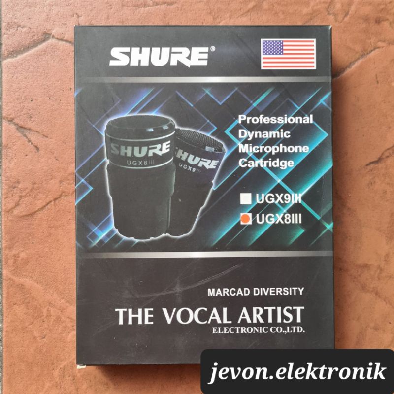 Spul Mic Shure UGX8III UGX9III Spool Microphone Vocal Artist