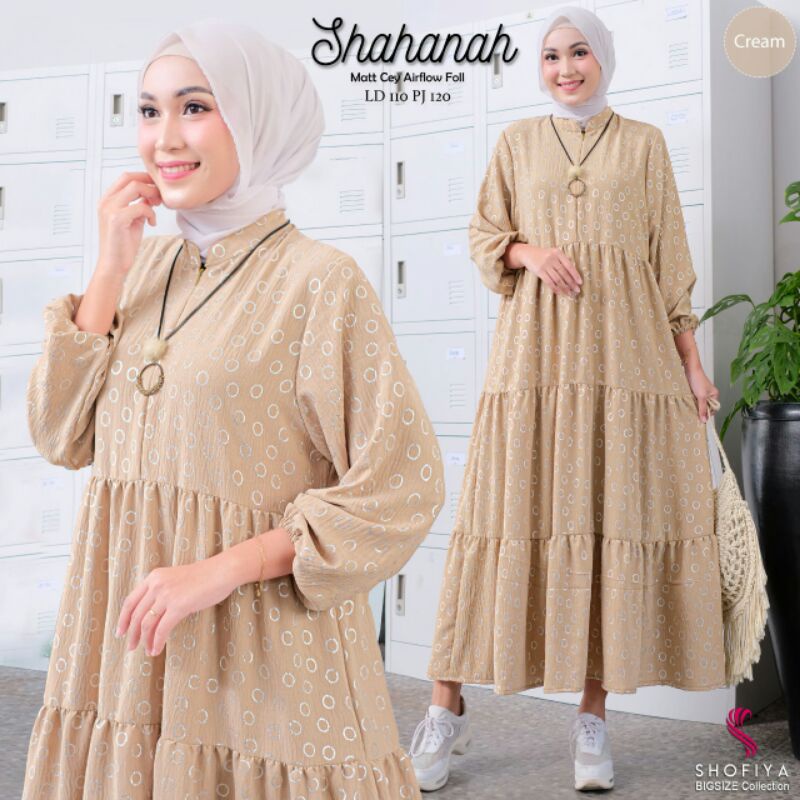 SHAHANAH Midi Dress Ori by Shofiya Fashion