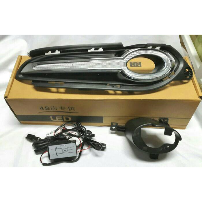 lampu led drl hrv model baru