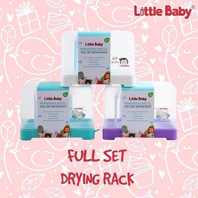 Little Baby Drying Rack / Rak Pengering Botol Pakai Tutup