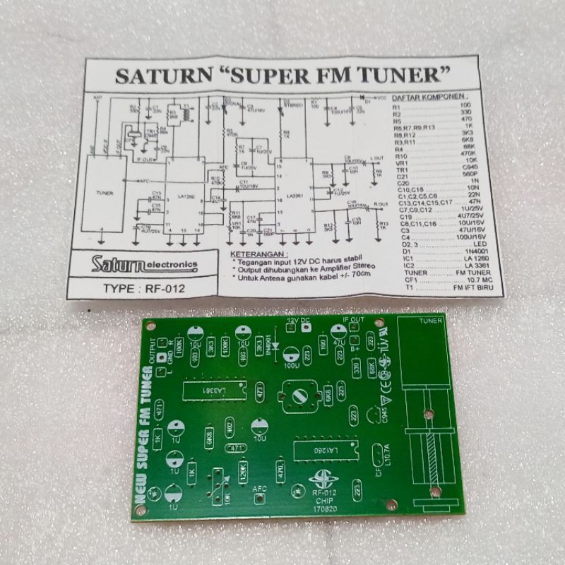 PCB Tuner FM Stereo