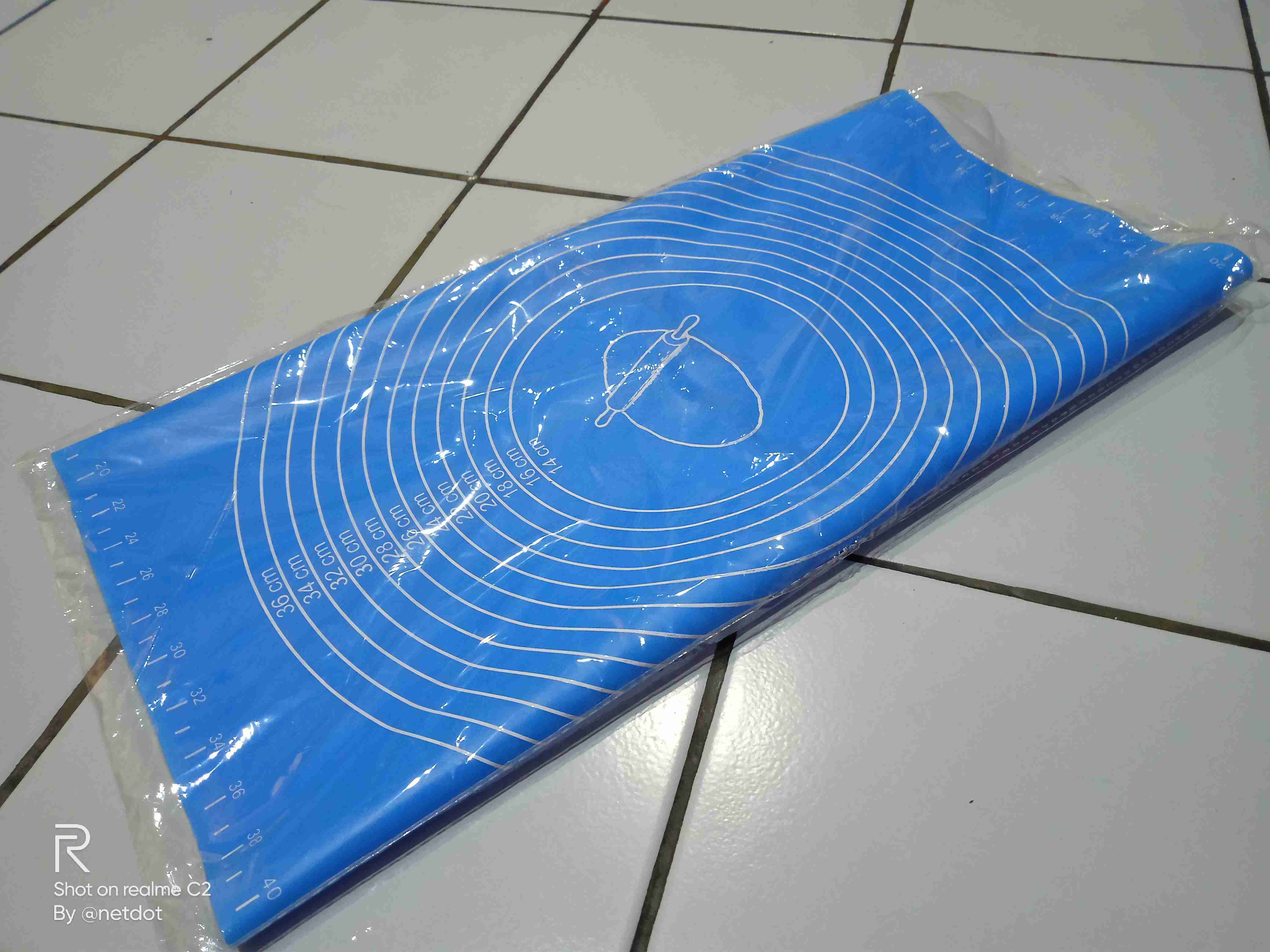 Alas Adonan Kue Silikon Large Medium Martabak Roti Pizza Anti Lengket Peralatan Baking