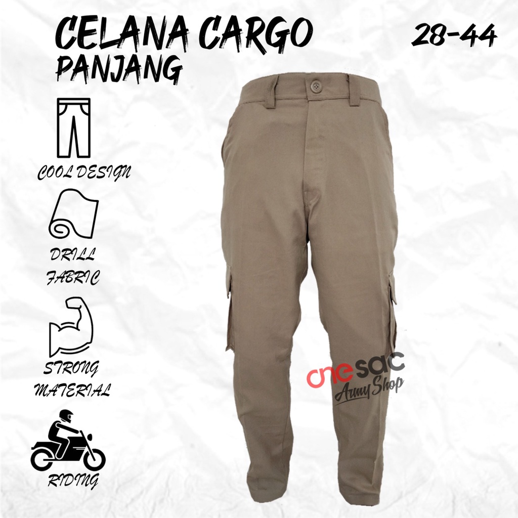 NEW PRODUCT !!! Celana Cargo Panjang Bahan american DRILL