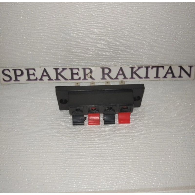 Terminal / Konektor Speaker 4 pin jepit besar