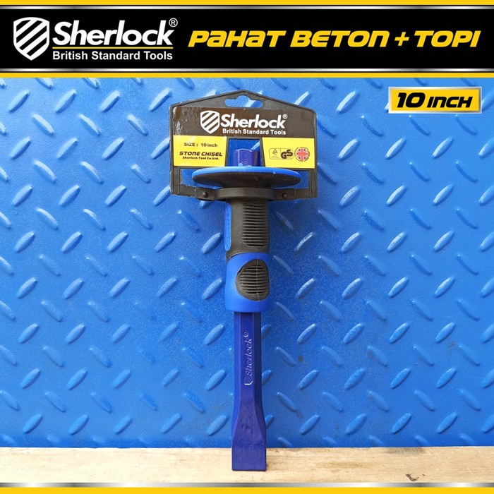 Pahat Batu Beton Topi Cold Chisel / Sherlock Betel Baja 10 inch