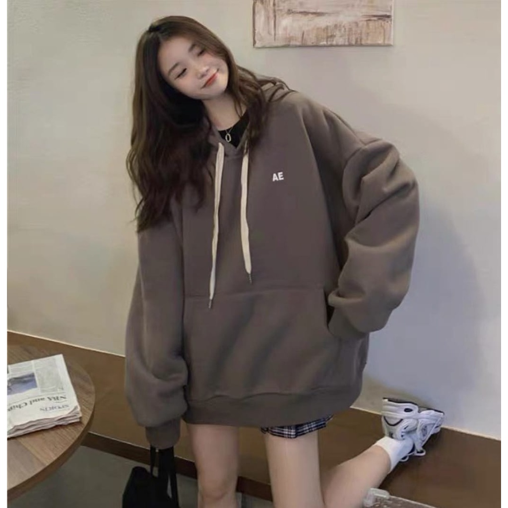 SWEATER HOODIE AE OVERSIZE SWEATER / SWEATER HOODIE OVERSIZE