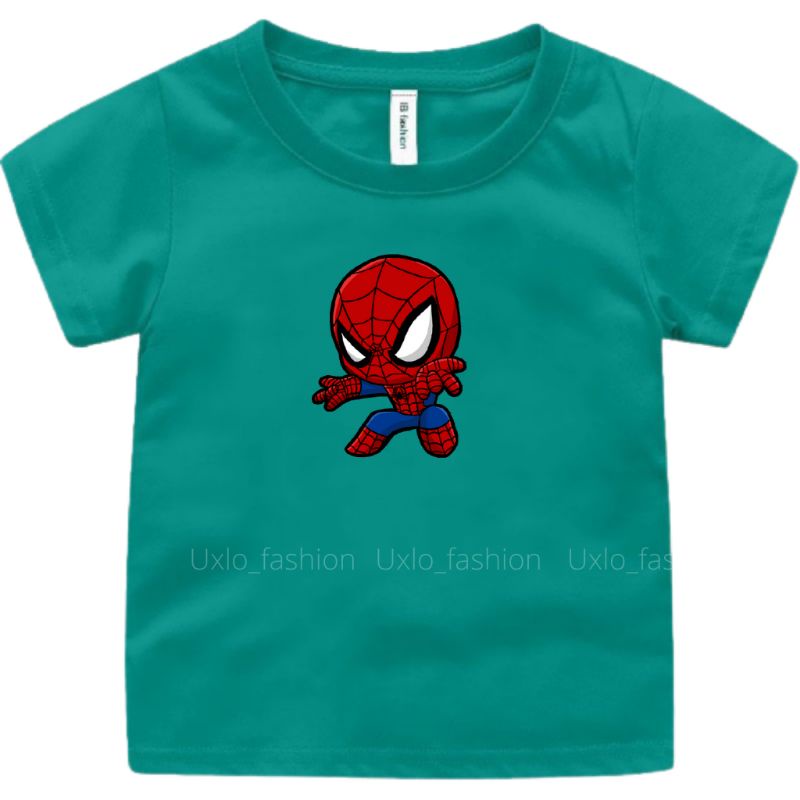 KAOS ANAK LAKI LAKI SUPERHERO SPIDERMAN UMUR 2 SAMPAI 9 TAHUN UXLO FASHION