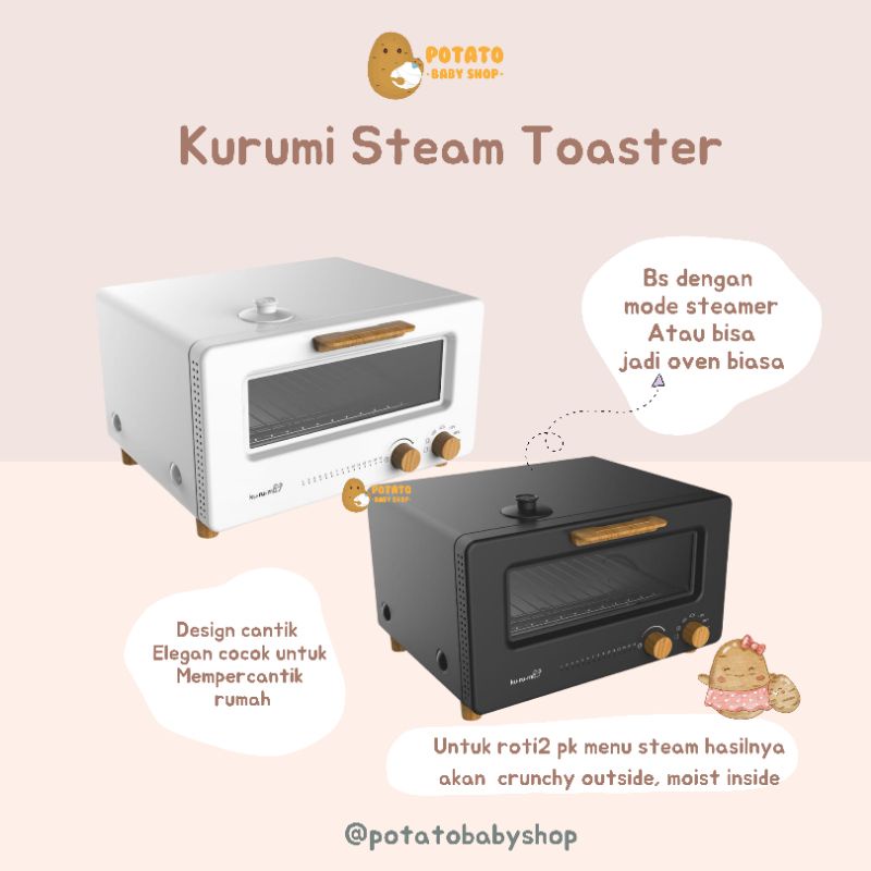 Kurumi Home Mini Steam Oven Toaster