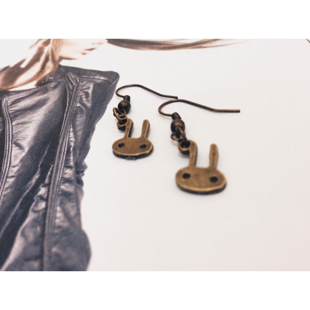 Anting Vintage Model Kelinci | Rabbit Earrings