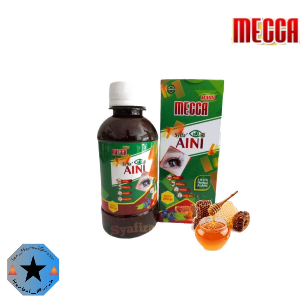 Madu Mecca Syifa AINI | Madu Kesehatan Mata 100% Herbal Alami 280gr
