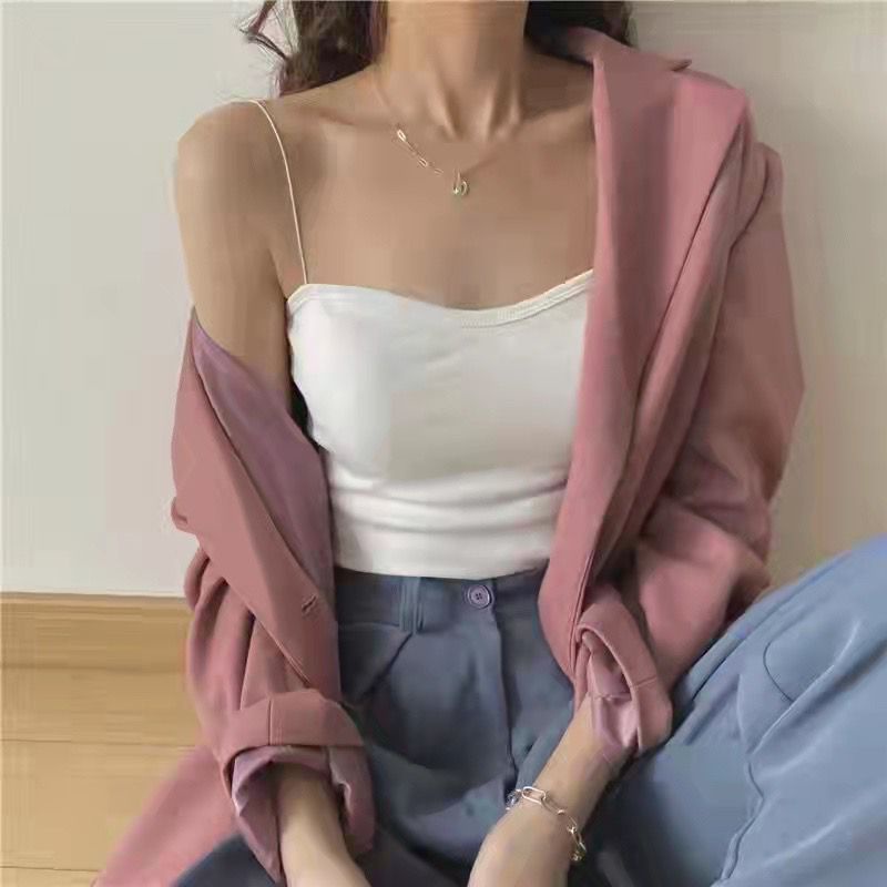 [ LINGERIE MASTER ] - (B-11) TANK TOP BRA BH FASHION GYM BRA OLAHRAGA PUSH UP LINGERIE WANITA TANPA KAWAT ELASTIS SEXY IMPORT-2