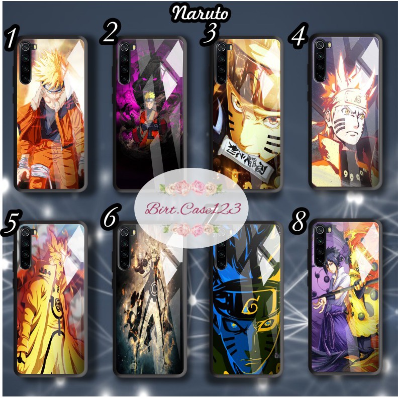 back case glass Naruto Oppo A3s A1k A5 A9 2020 A7 F9 A5s A31 A52 A53 A92 A37 A57 A59 A71 A83 BC5356