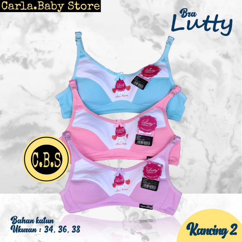 bra anak remaja LUTTY sport tanpa busa&kawat/ bh wanita remaja / sport bra lutty abg