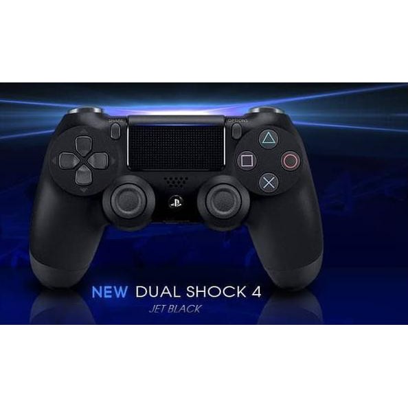 jet black dualshock 4 wireless controller