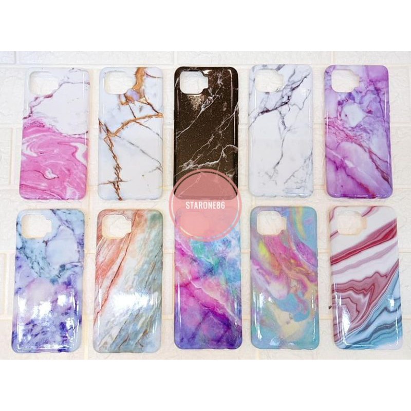 

Silikon Oppo A15 Reno 4 4F 5 Marble Pastel Colour
