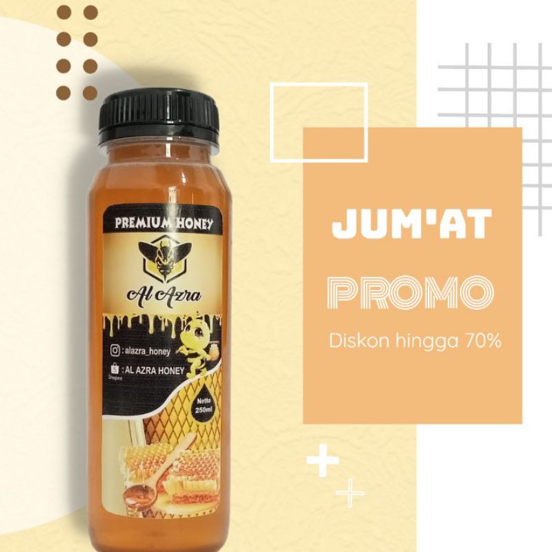 

MADU MURNI - AL AZRA PREMIUM HONEY (MADU ASLI, MADU MURNI, COD)