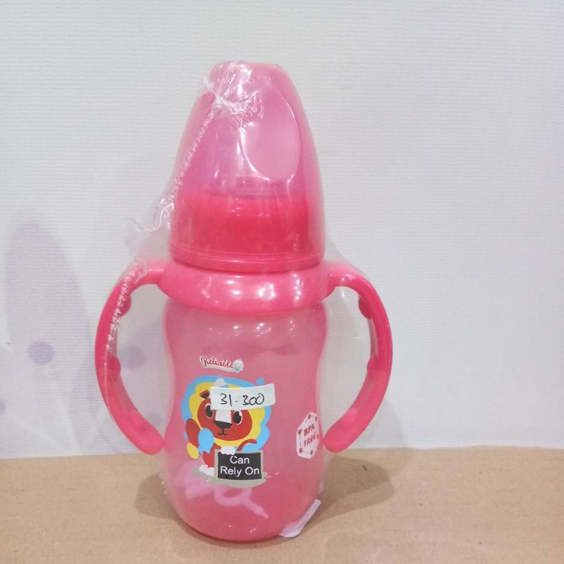 RELIABLE BOTOL SUPREME PP WITH HANDLE 125ML RBS-9902, 280ML RBS-9901