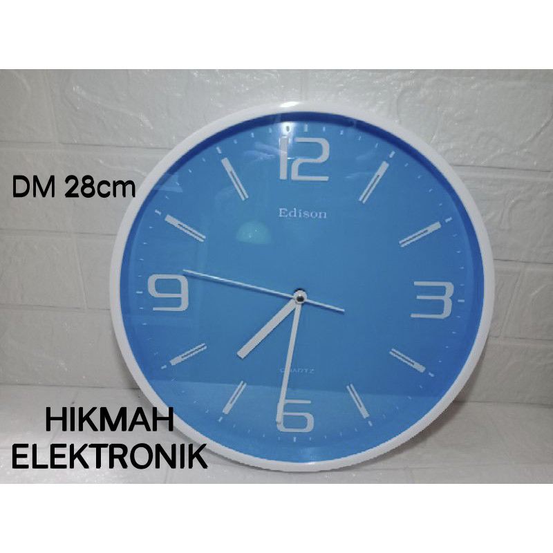 jam dinding EDISON EDW 290 T28C/jam dinding cantik