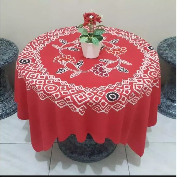 Taplak Meja Batik Cap Asli Pekalongan