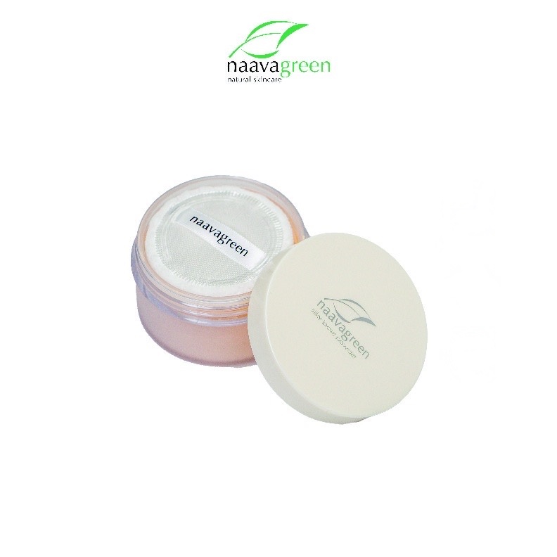 Naavagreen Natural Skincare Silky Loose Powder Bedak Tabur 20g