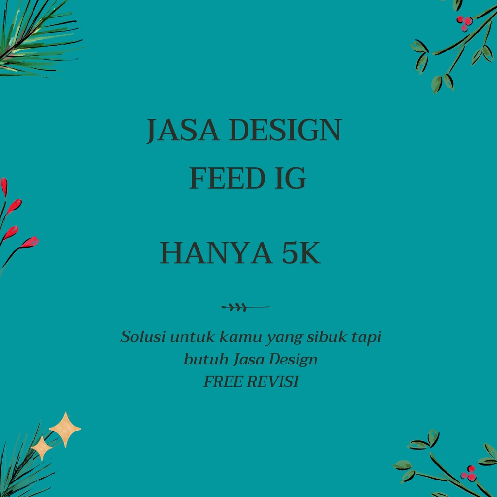 Jasa Design Feed Ig Puzzle satuan paket termurah