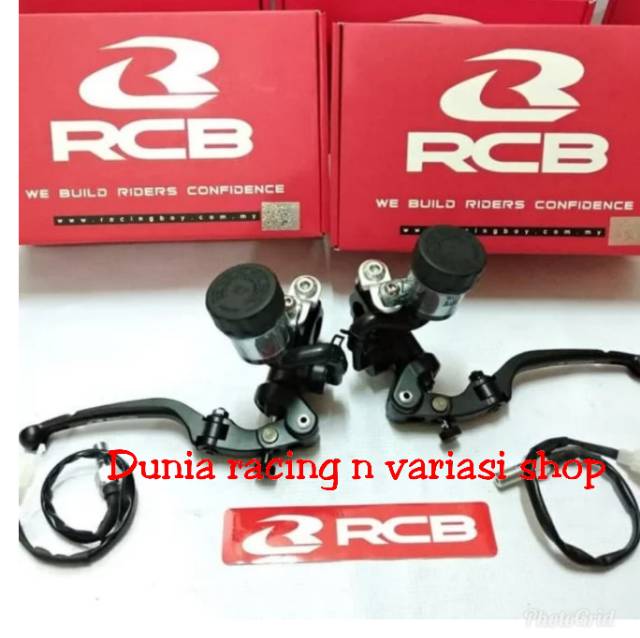 Master rem RCB Radial S1 Nmax PCX ADV kiri kanan Original RCB ada Merah Biru Gold Hitam Silver sepasang