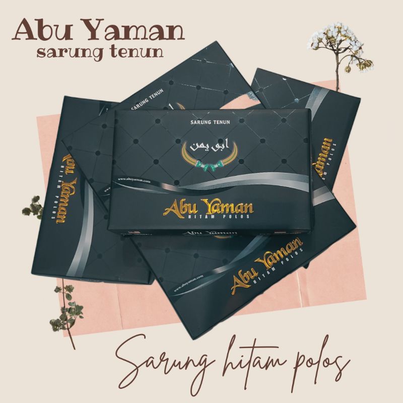 Sarung hitam polos abu yaman seragam termurah