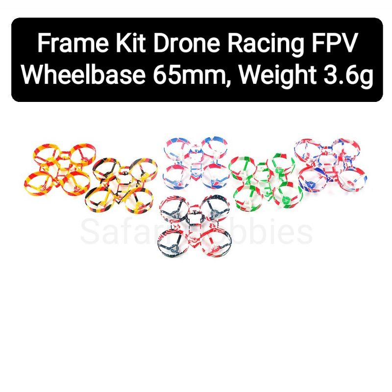 Frame Body Kit Drone Racing FPV Wheelbase 65mm for Brushless Motor