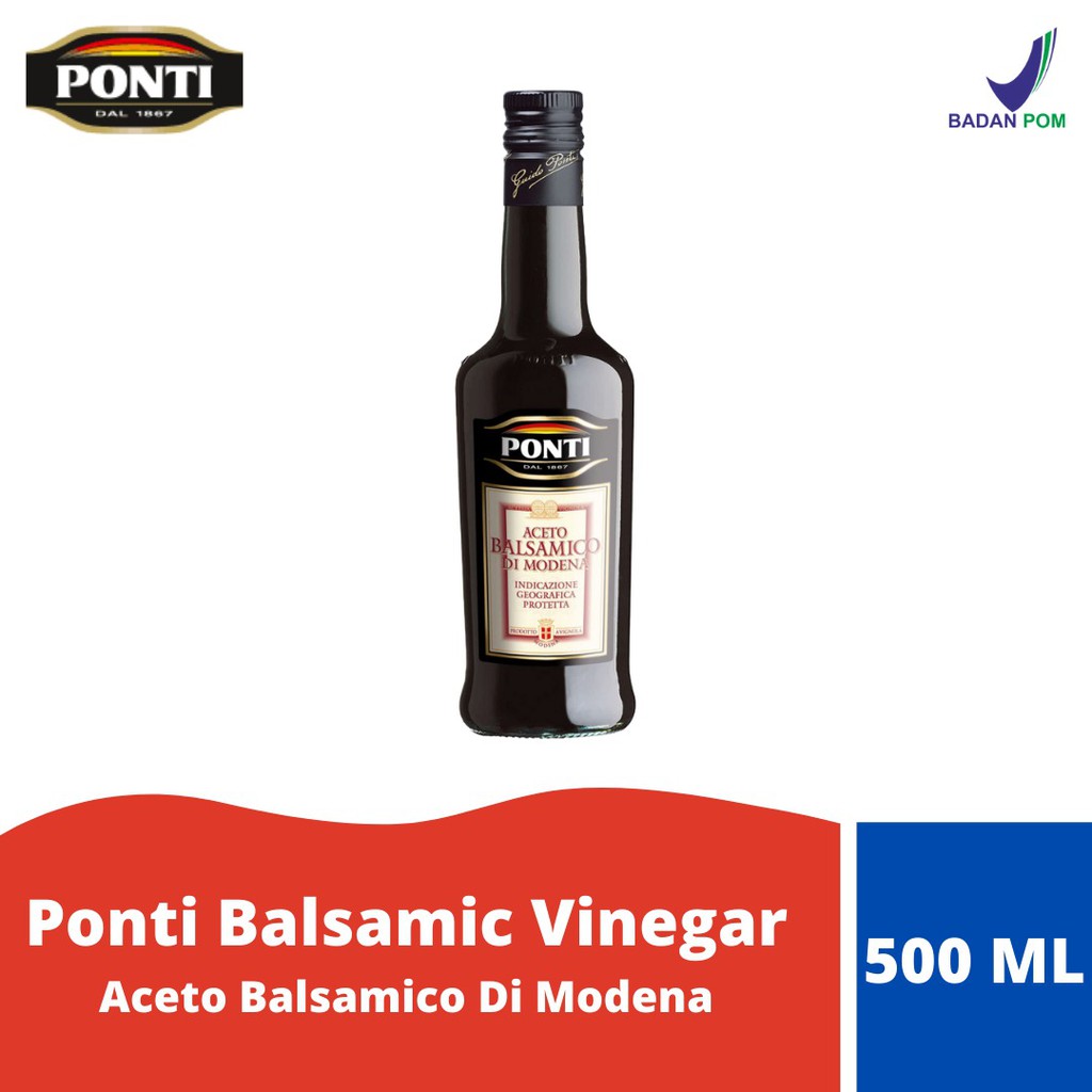 

Ponti Balsamic Vinegar (Aceto Balsamico Di Modena) - 500 ml