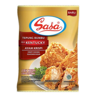 

Tepung Bumbu Sasa 75gr (1 lmbr 10 pcs)