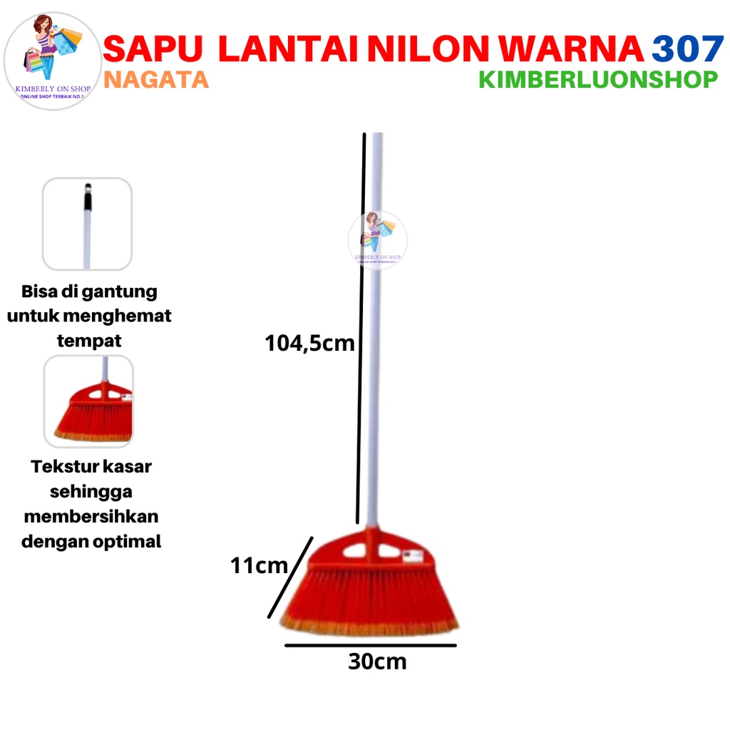 Sapu Nilon 307 Warna Nagata