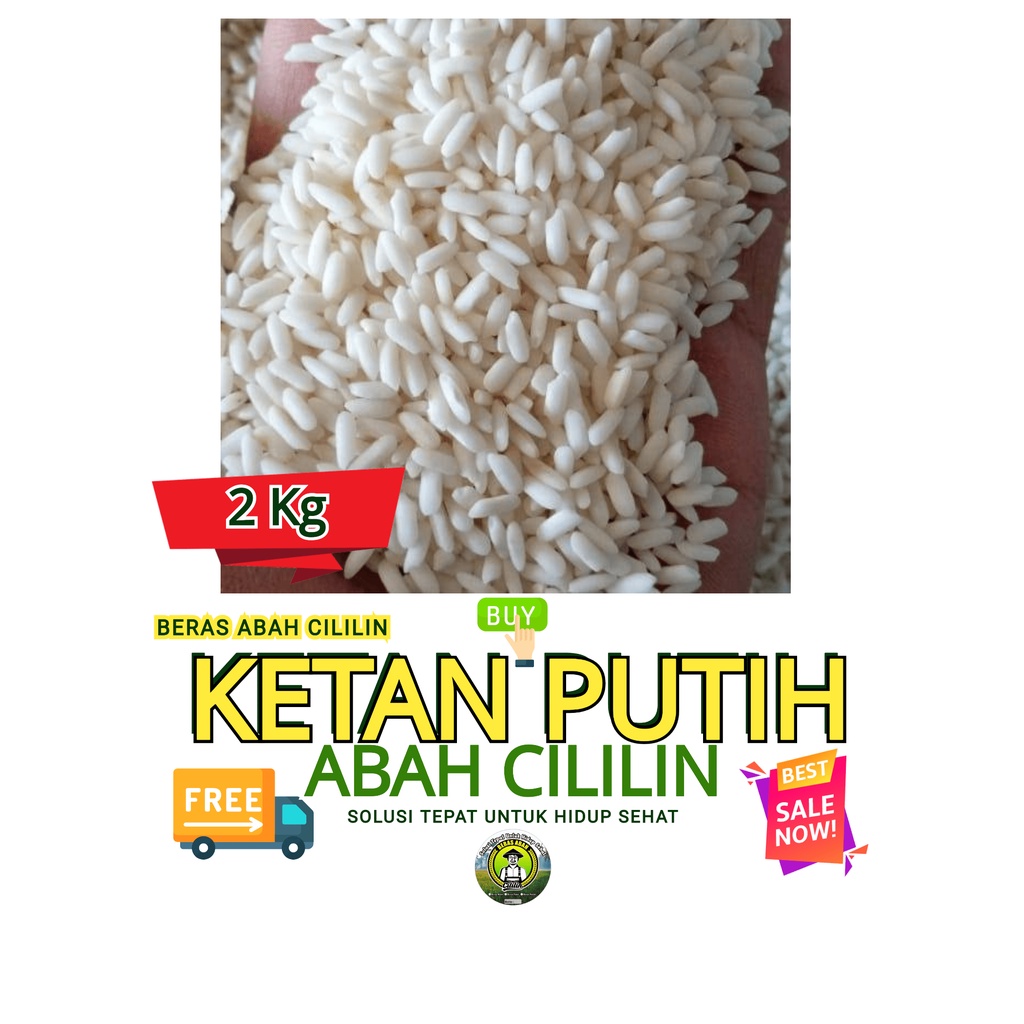 

BERAS KETAN PUTIH 2KG / BERAS KETAN PUTIH ABAH CILILIN