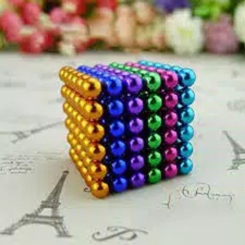 Magnet Neodymium 25 pics 5mm Bola magnet 6 Warna magnet balls