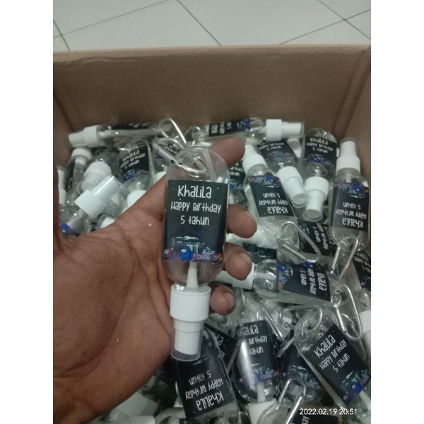 Handsanitizer Custom 30ml Spray Gantung