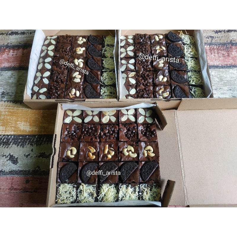 

brownies sekat 20*20